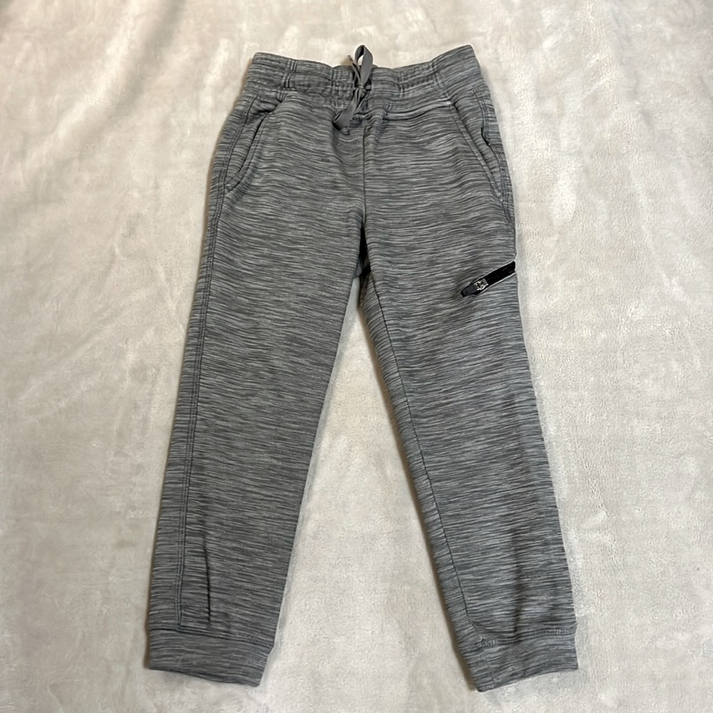 Boys Eddie Bauer Joggers | Gray w/ Detail | Size 6